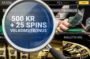 Flot velkomstpakke med markedets formentlig største velkomstbonus og gratis spins