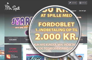 En velkomstpakke med dobbelt op og en gratis registreringsbonus til nye spillere